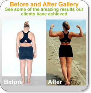 Real client before and after fitness body transformations